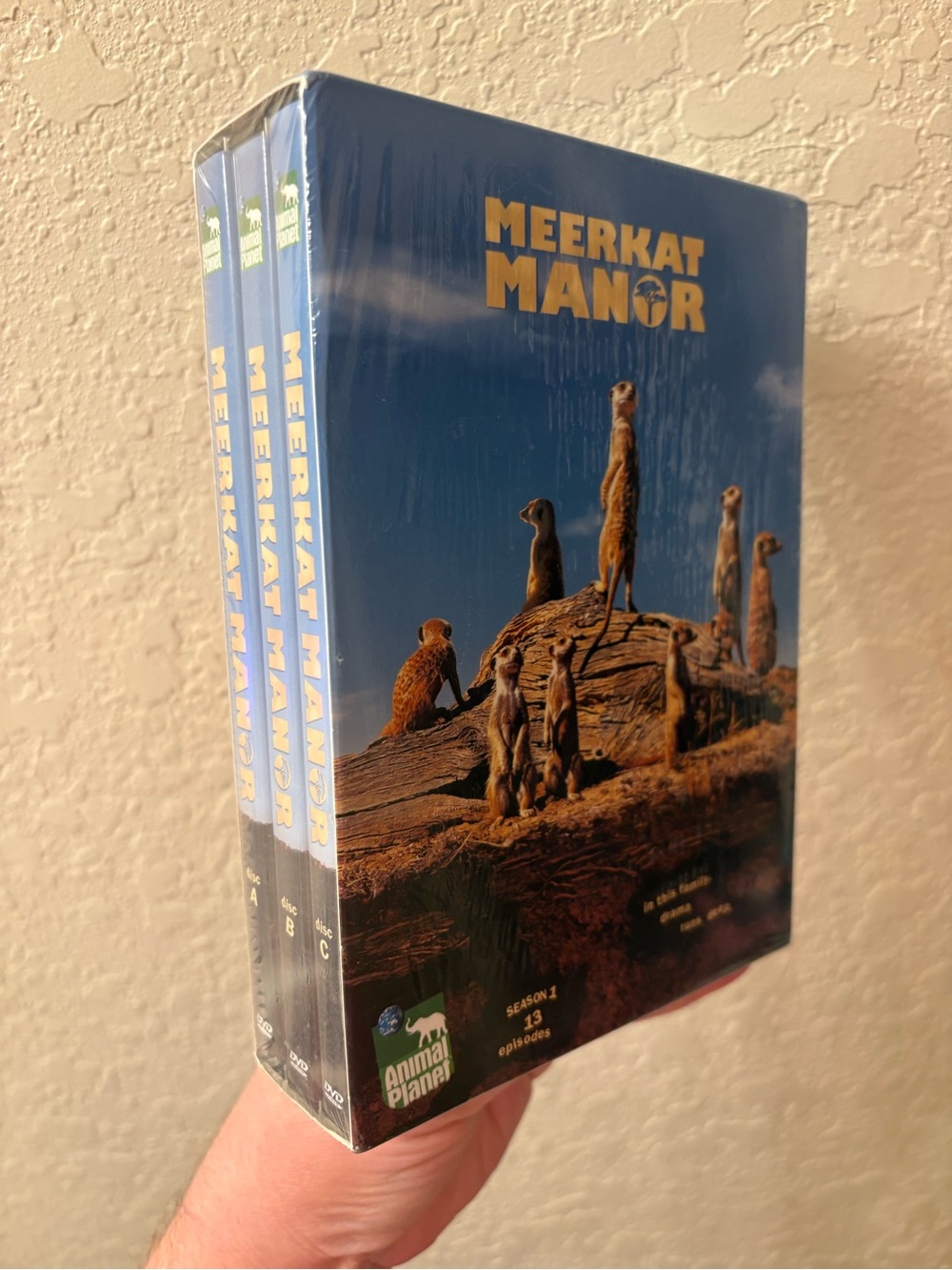 Meerkat Manor Season 1 Animal Planet DVD Box Set - BRAND NEW! SEALED!